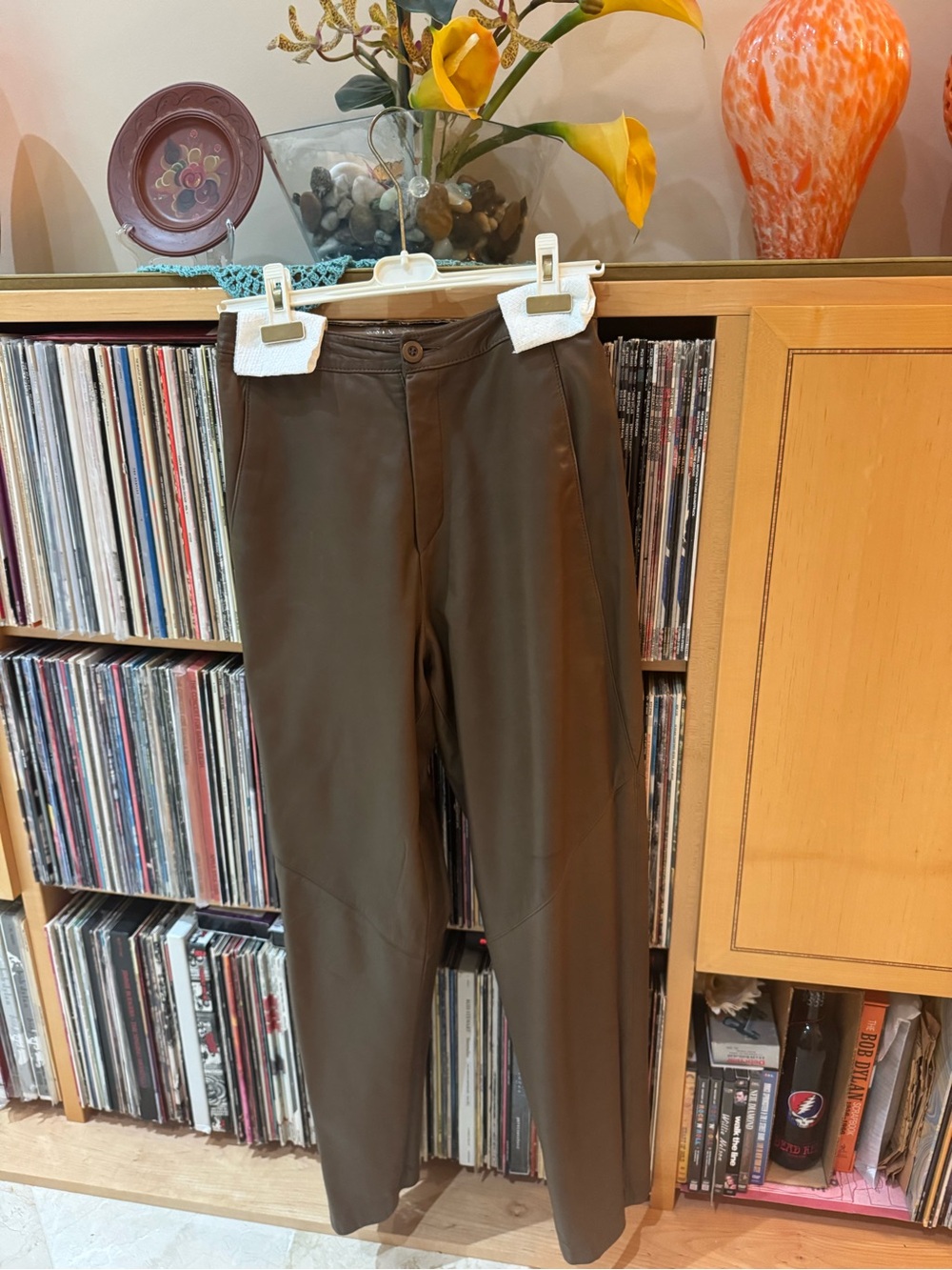 PRICE DROP: NWOT,MAGLIA, MADE in USA,10, lined, BRONZE TAUPE LAMBSKIN LEATHER